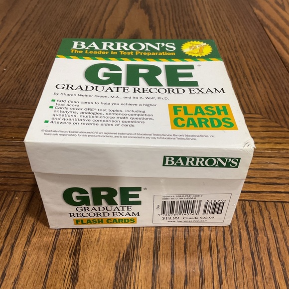 Barron's SAT and GRE Flash Cards Set - Picture 2 of 14